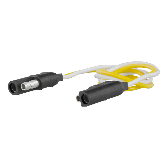 CURT 2-Pin Flat Wiring Harness with 12-Inch Wires Model 58020