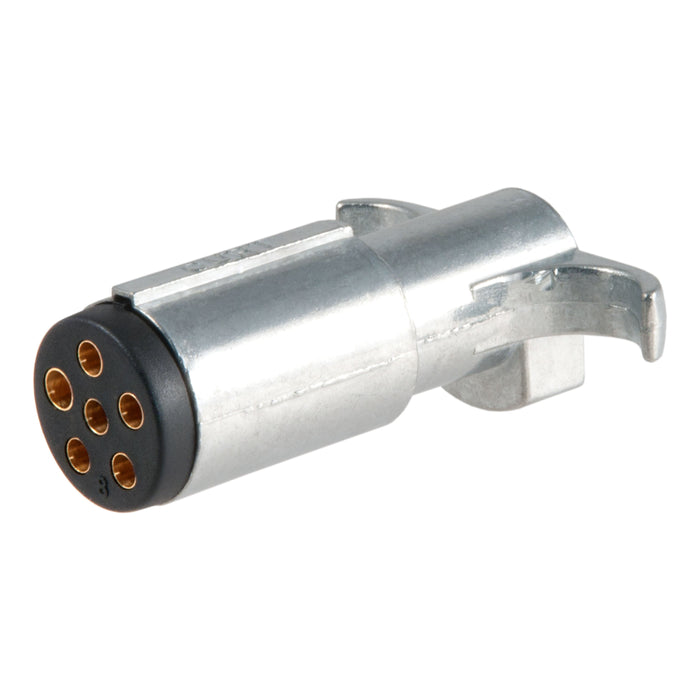 CURT Trailer-Side 6-Pin Round Wiring Harness Plug Model 58081