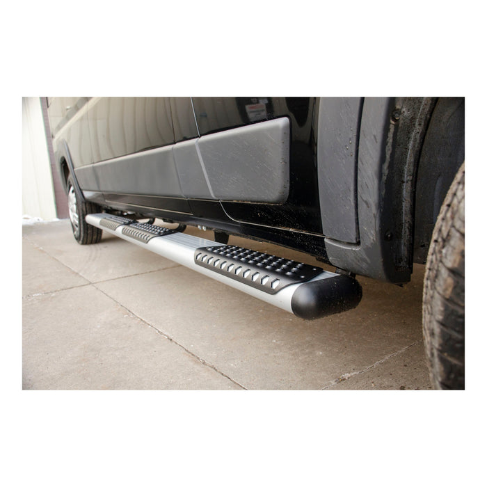 Luverne O-Mega II 6" x 36" 100" Silver Aluminum Side Steps Select Nissan NV Vans Model 583100-571164