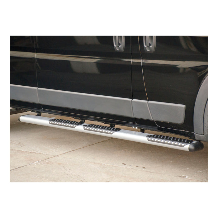 Luverne O-Mega II 6" x 36" 100" Silver Aluminum Side Steps Select Nissan NV Vans Model 583100-571164