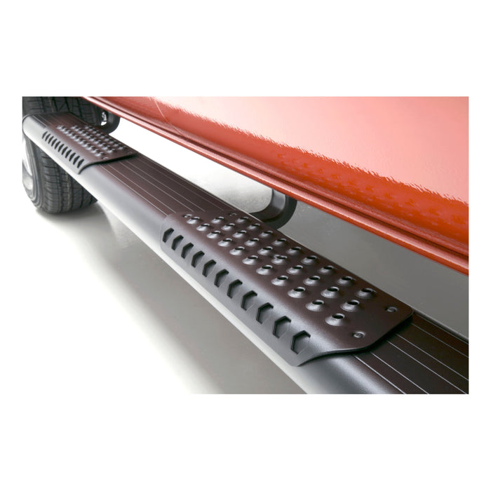 Luverne O-Mega II 6" x 114" Black Aluminum Step Nerf Bars Model 584114-571338