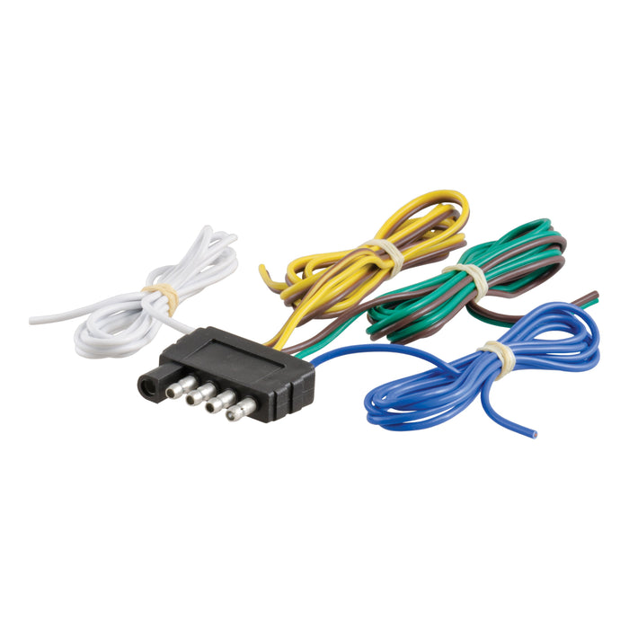CURT Trailer-Side 5-Pin Flat Wiring Harness with 48-Inch Wires Model 58541
