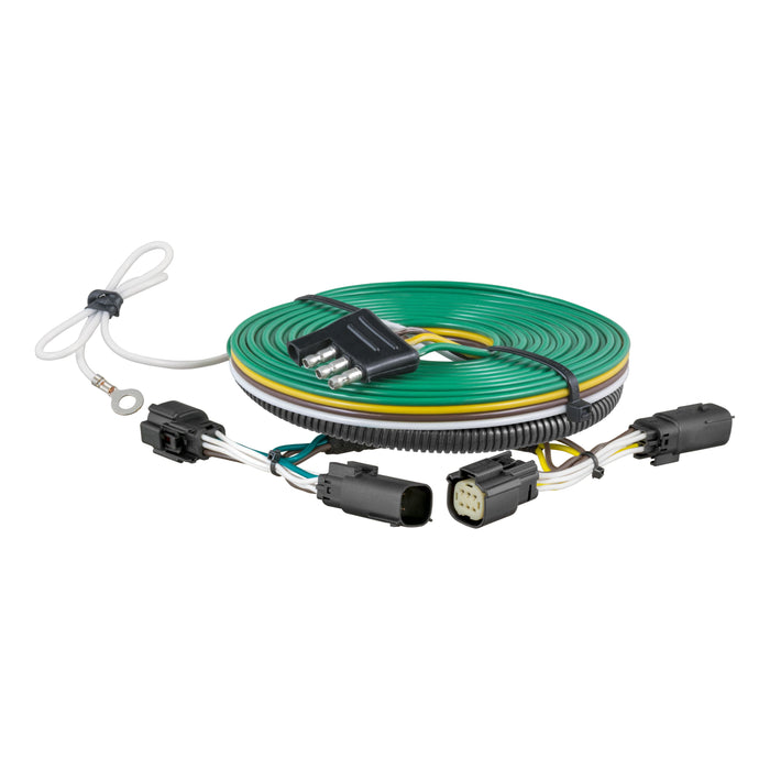 CURT Custom Towed-Vehicle RV Wiring Harness for Dinghy Towing, Fits Select Chevrolet Silverado, GMC Sierra 1500, 2500, 3500 HD Model 58967