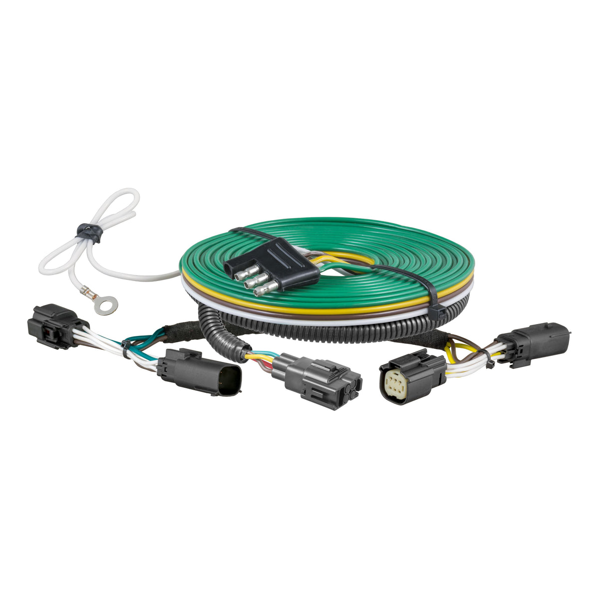 CURT Custom TowedVehicle RV Wiring Harness for Dinghy Towing, Fits Se