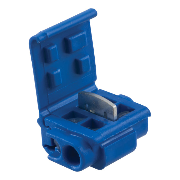 CURT 18-14 Gauge Blue Scotch Snap Lock Wire Connectors with Gel Sealant, 100-Pack Model 59956
