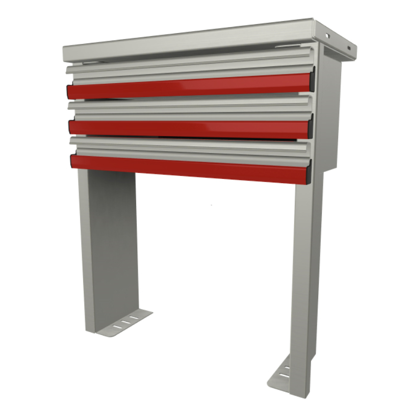 CTech Warner Service Body Drawer Unit 3 Drawers 22w x 26.32h x 12d 600 ...