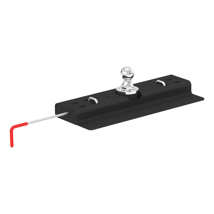 CURT Double Lock Gooseneck Hitch with 2-5/16-Inch Flip-and-Store Ball, 30,000 lbs Model 60615