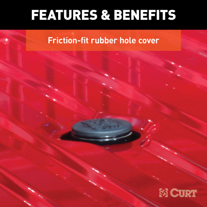 CURT Puck System Gooseneck Hitch, Fits Select Chevy, Ford, GMC, Nissan Trucks, 38,000 lbs. GTW, 2-5/16-Inch Ball, Pucks Required Model 60639