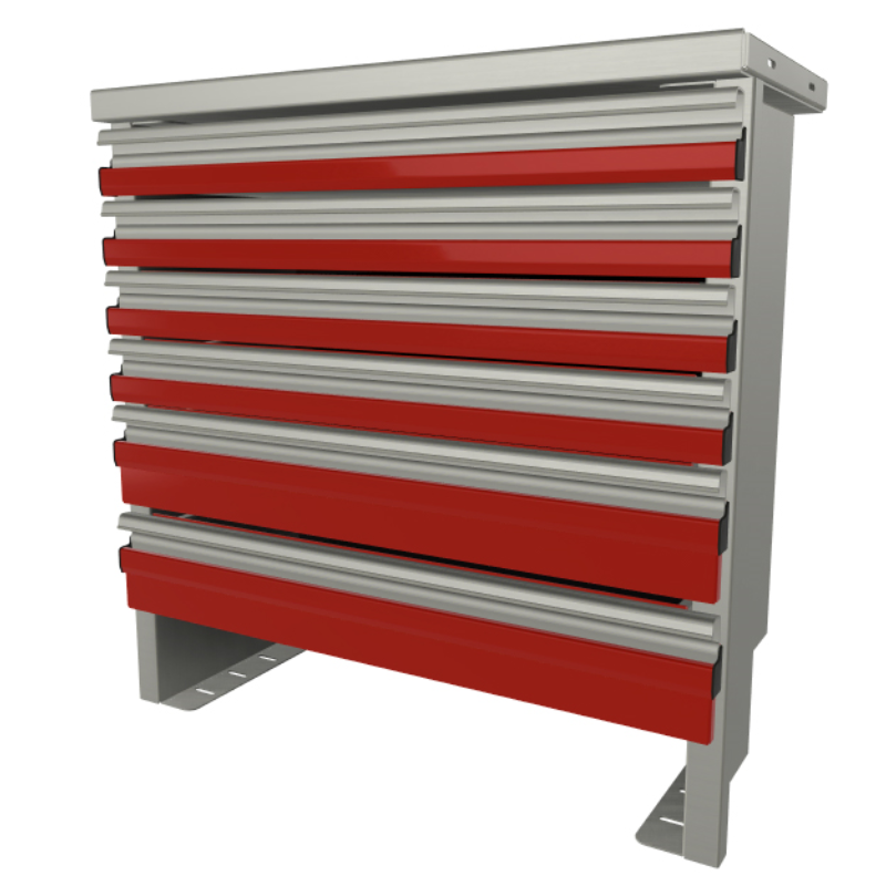CTech Scelzi Service Body Drawer Unit 6 Drawers 28w x 28h x 12.5d 6301 ...