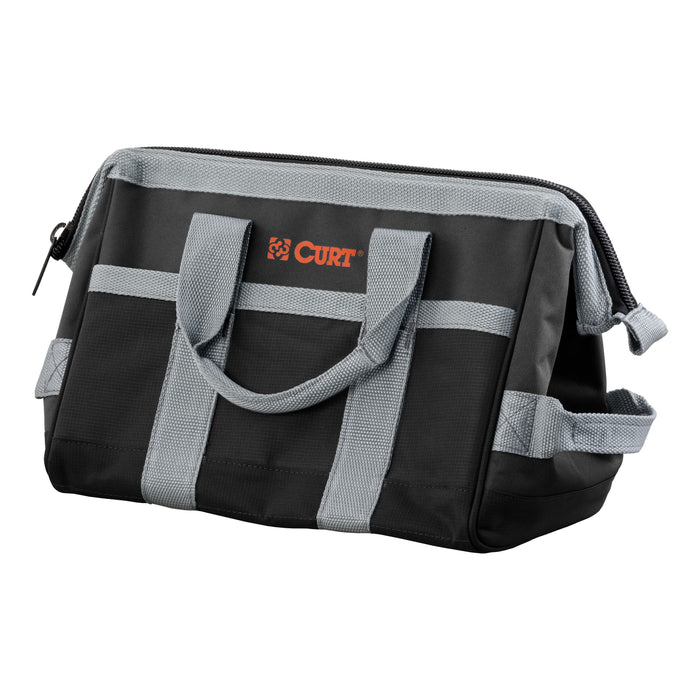 CURT Towing Accessories Storage Tool Bag, 14 Pockets, Reinforced Webbing Model 70004