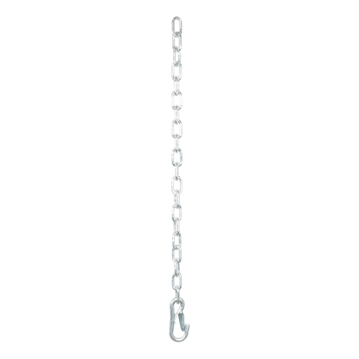 CURT 27-Inch Trailer Safety Chain with 7/16-In Snap Hook, 5,000 lbs Break Strength Model 80313