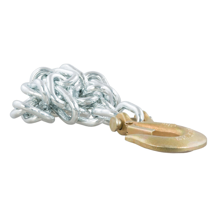 CURT 35-Inch Trailer Safety Chain with 5/16-In Clevis Snap Hook, 11,700 lbs Break Strength Model 80314