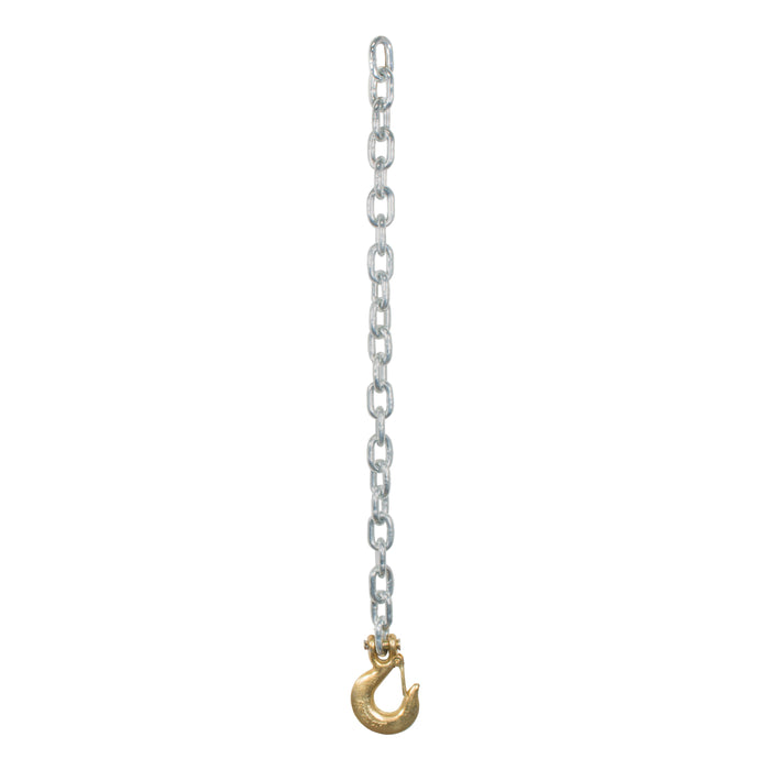 CURT 35-Inch Trailer Safety Chain with 3/8-In Clevis Snap Hook, 16,200 lbs Break Strength Model 80315