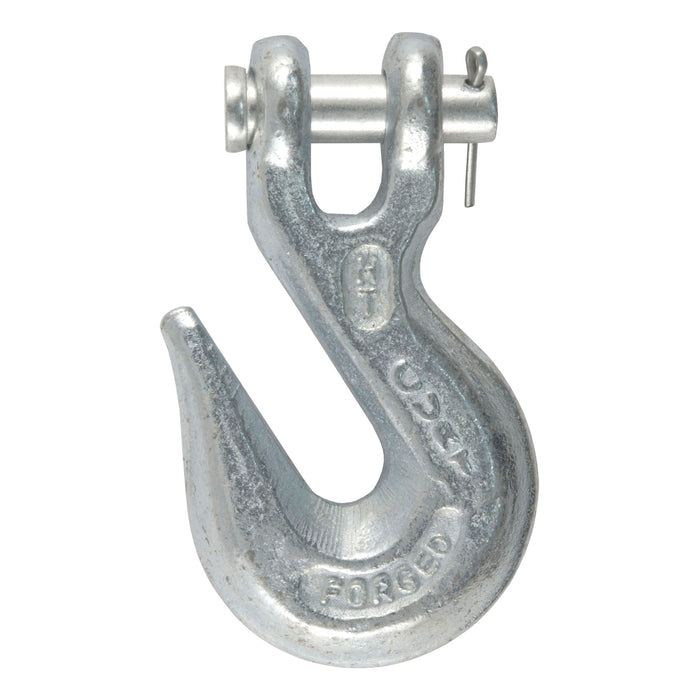 CURT 3/8-Inch Forged Steel Clevis Grab Hook, 5,400 lbs. Work Load, 1/2-In Pin Model 81350