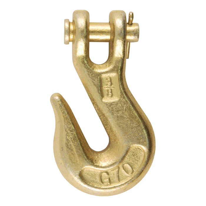 CURT 3/8-Inch Forged Steel Clevis Grab Hook, 6,600 lbs. Work Load, 1/2-In Pin Model 81438