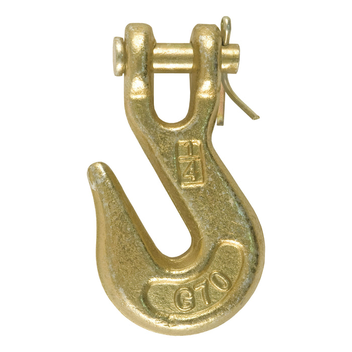 CURT 1/4-Inch Forged Steel Clevis Grab Hook, 3,150 lbs. Work Load, 3/8-In Pin Model 81502