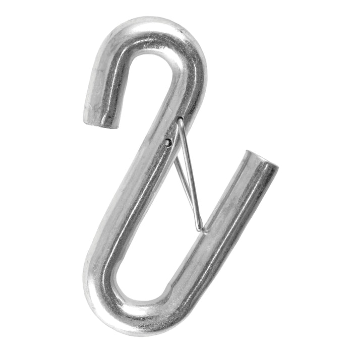 CURT 17/32-Inch Certified Trailer Safety Chain S-Hook with Latch, 7,600 lbs Model 81830