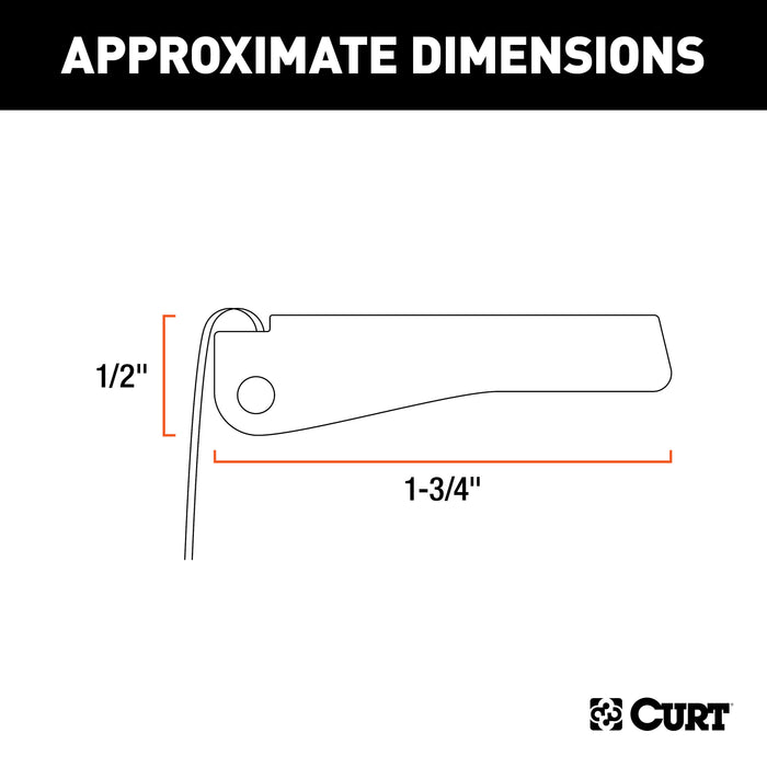 CURT Replacement Clevis Hook Safety Latch for or #81960 Model 81999