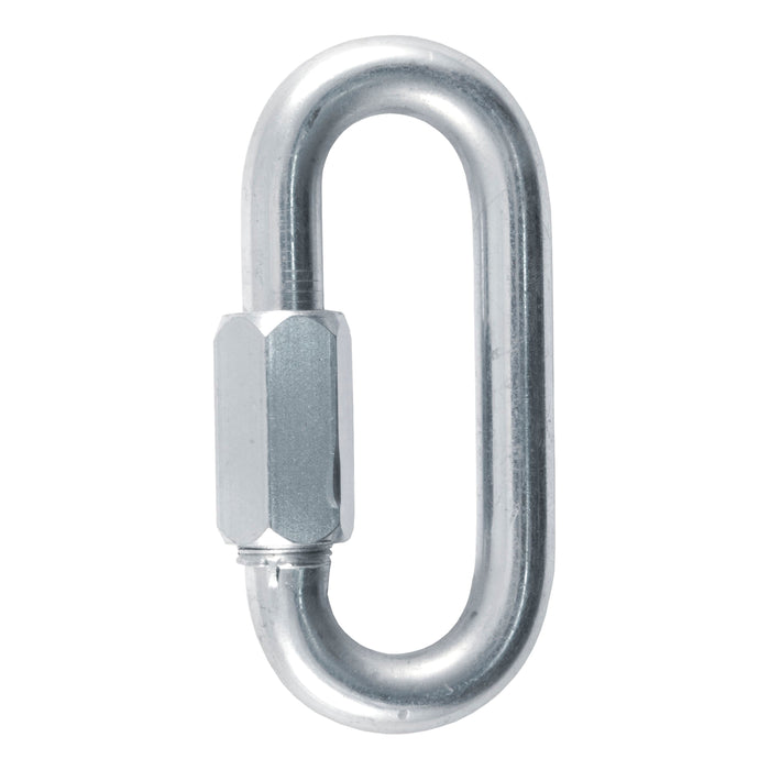CURT Threaded Quick Link Trailer Safety Chain Hook Carabiner Clip, 1/2-Inch Diameter, 16,500 lbs Break Strength Model 82932