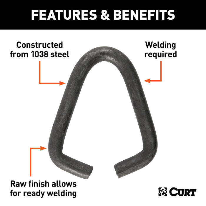 CURT 9/0 Raw Steel Joining Link Model 82940