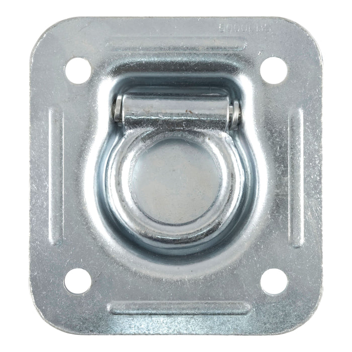 CURT 1-1/2-Inch Recessed Trailer Rope Ring Tie Down Anchor, 7,000 lbs Break Strength Model 83600