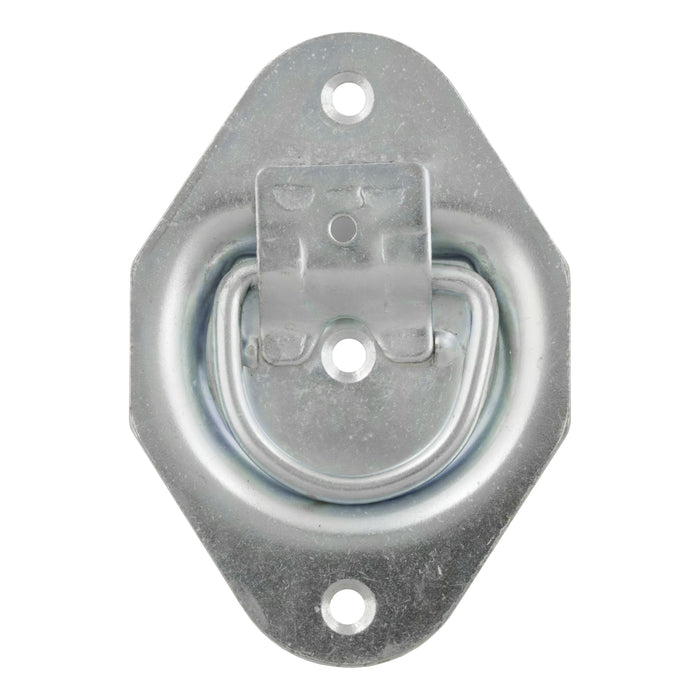 CURT 1-3/8 x 1-7/8-Inch Recessed Trailer Rope Ring Tie Down Anchor, 1,200 lbs Break Strength Model 83601