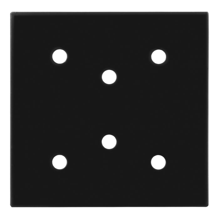 CURT 6 x 6-Inch Powder-Coated Steel Tie Down Anchor Backing Plate Model 83607