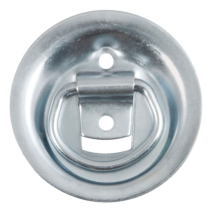 CURT 1-1/8 x 1-5/8-Inch Recessed Trailer Rope Ring Tie Down Anchor, 1,000 lbs Break Strength Model 83710