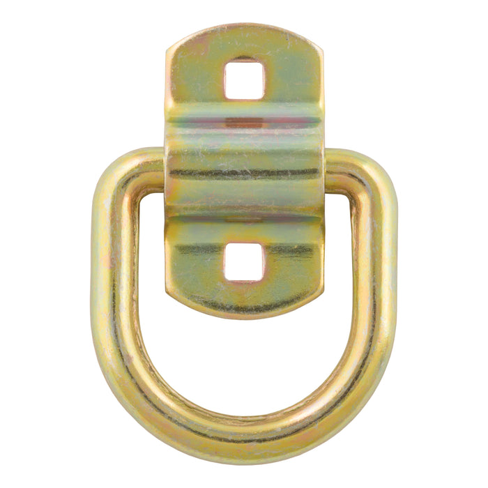 CURT 3 x 3-Inch Surface-Mounted Trailer D-Ring Tie Down Anchor, 11,000 lbs Break Strength Model 83740