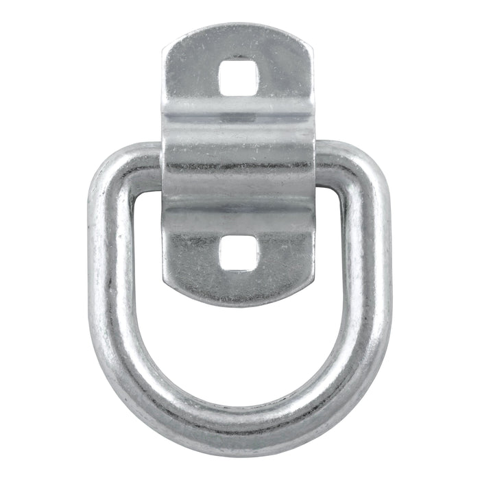 CURT 3 x 3-Inch Surface-Mounted Trailer D-Ring Tie Down Anchor, 11,000 lbs Break Strength Model 83742