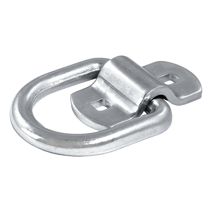 CURT 3 x 3-Inch Surface-Mounted Trailer D-Ring Tie Down Anchor, 11,000 lbs Break Strength Model 83742