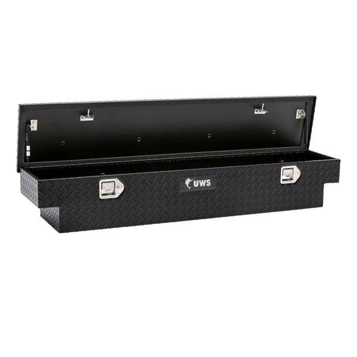 UWS 59" Crossover UTV Tool Box - Polaris Matte Black Aluminum Model 8500005