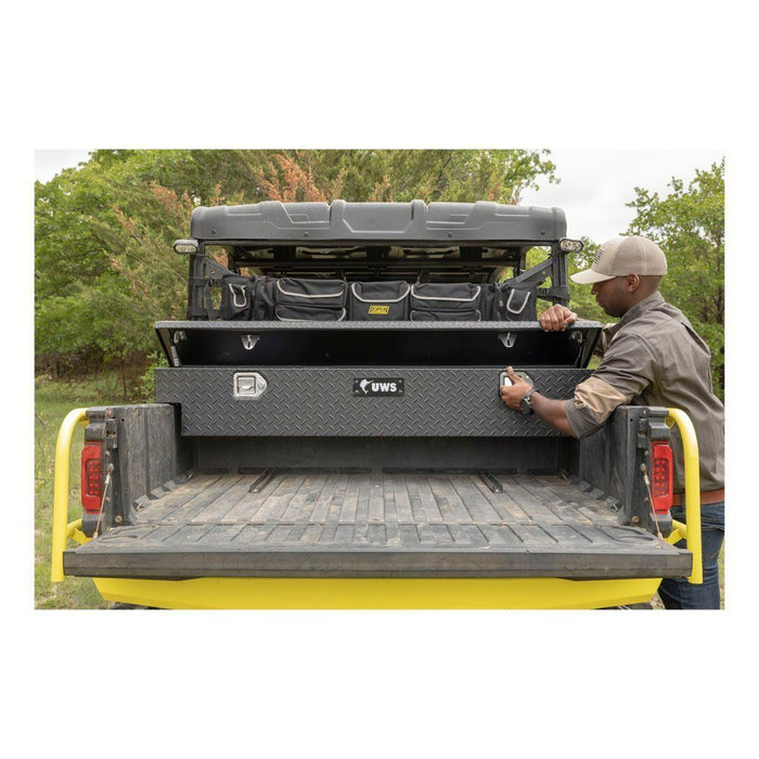 UWS Matte Black Aluminum UTV Tool Box - Polaris Model UTV-59PR-MB