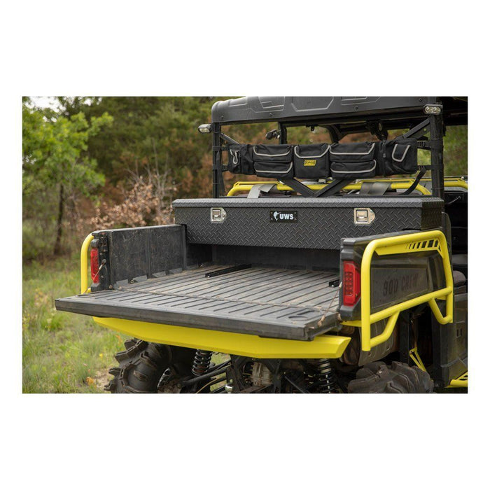 UWS Matte Black Aluminum UTV Tool Box - Polaris Model UTV-59PR-MB