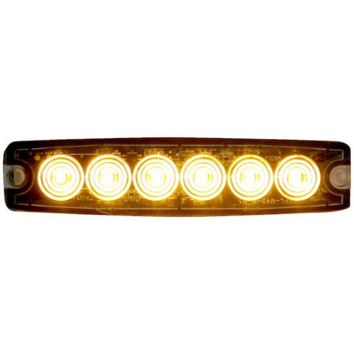 Buyers Products Ultra Thin 5" LED Strobe Light, Amber 8892200