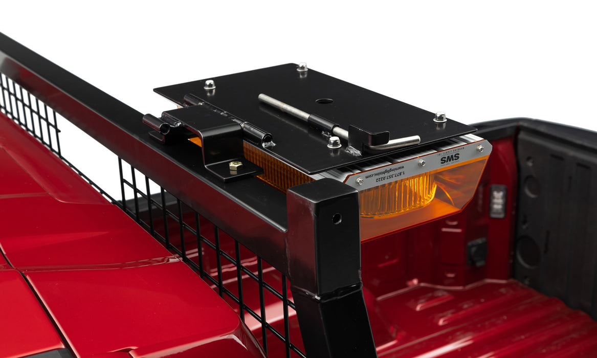Backrack Mount BACKRACK Light Brkt 16''X7'' Rectangular Base Center Mount Folding Fas ...
