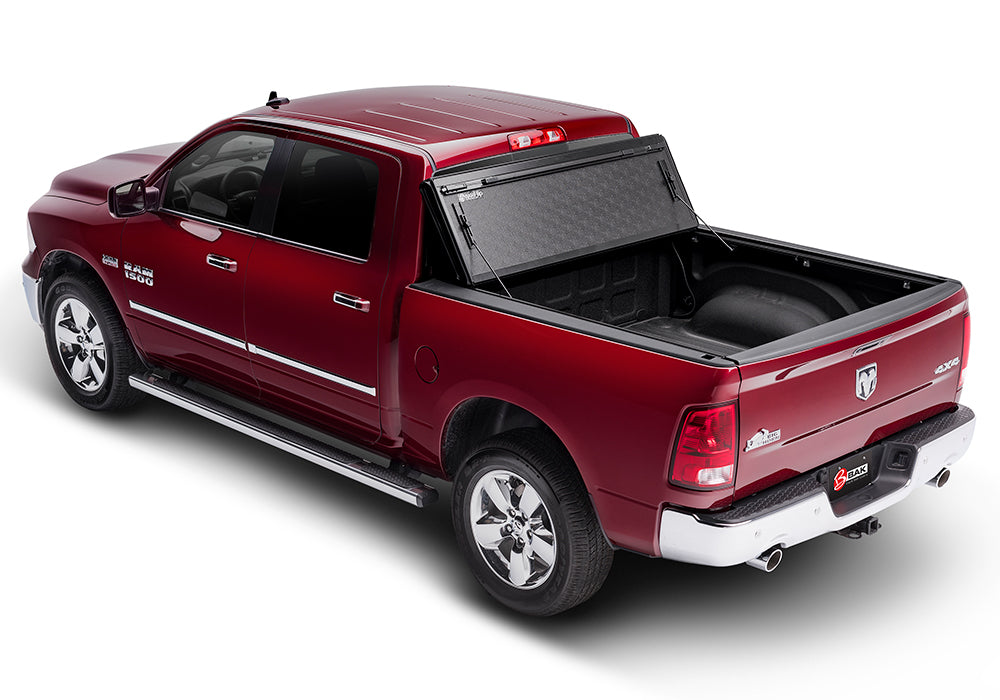 BAK BAKFlip F1 Hard Folding Truck Bed Cover - 2019-2023 (New Body Style) Ram 1500 6' 4" Bed without RamBox with Multifunction Tailgate Model 772225