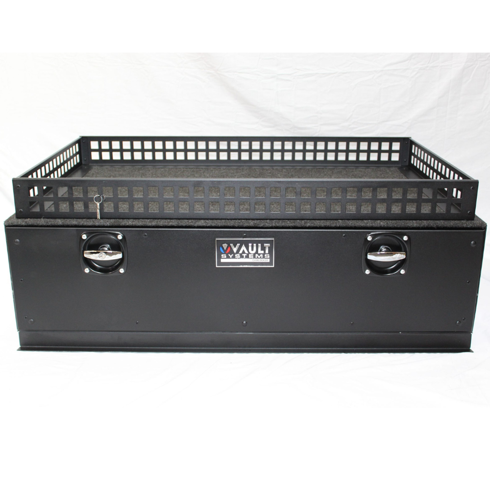 American Aluminum Single Drawer Vault System With Top Basket Powder Co ...