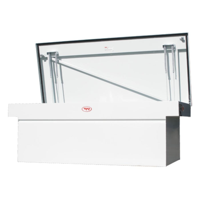 RKI Crossover Truck Tool Box C-Series Deep White Steel Model C63D