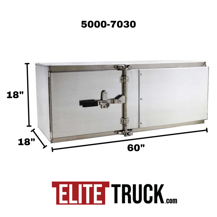 Chandler Underbody Truck Toolbox 18x18x60 Aluminum Cam-Over 5000-7030