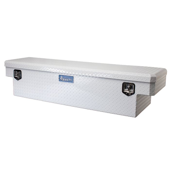 Merritt Crossover Tool Box Standard Depth 16"H x 20"D x 70"L Diamond Plate Aluminum Single Lid Full Size Trucks