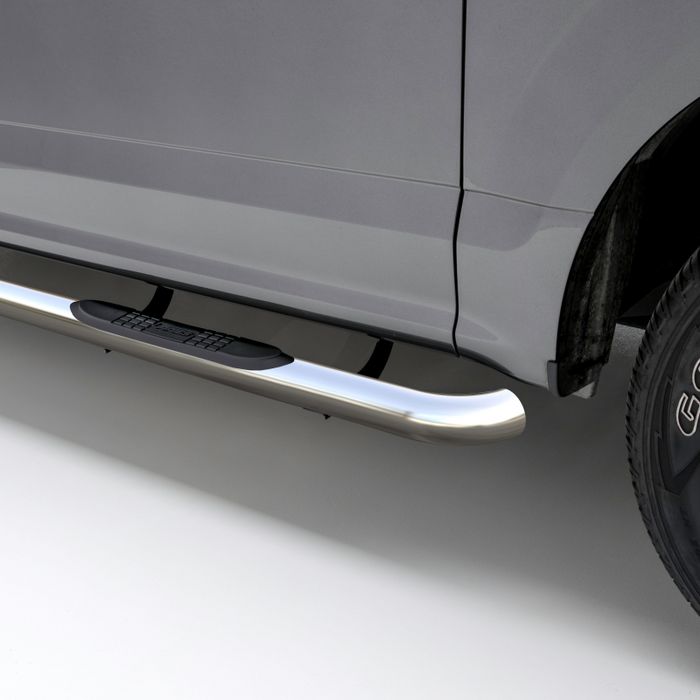 ARIES 3" Round Polished Stainless Side Bars, Select Toyota Highlander Model 202019-2