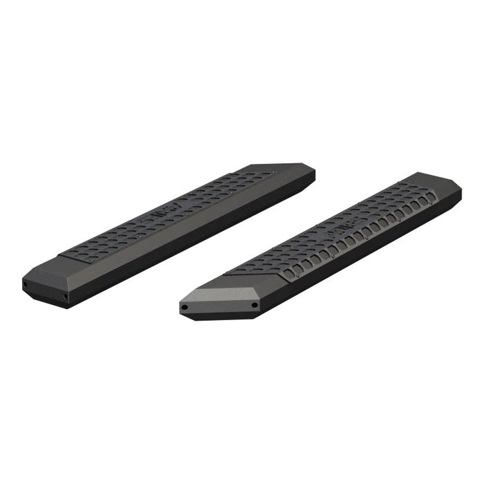 ARIES AdvantEDGE 5-1/2" x 53" Black Aluminum Running Boards (No Brackets) Model 2055953