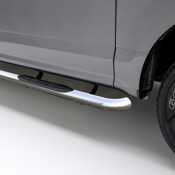 ARIES 3" Round Polished Stainless Step Nerf Bars Model 203010-2