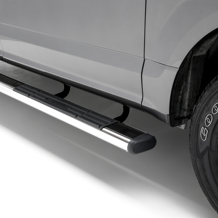 ARIES 6" x 75" Polished Stainless Oval Step Nerf Bars Model 4444042