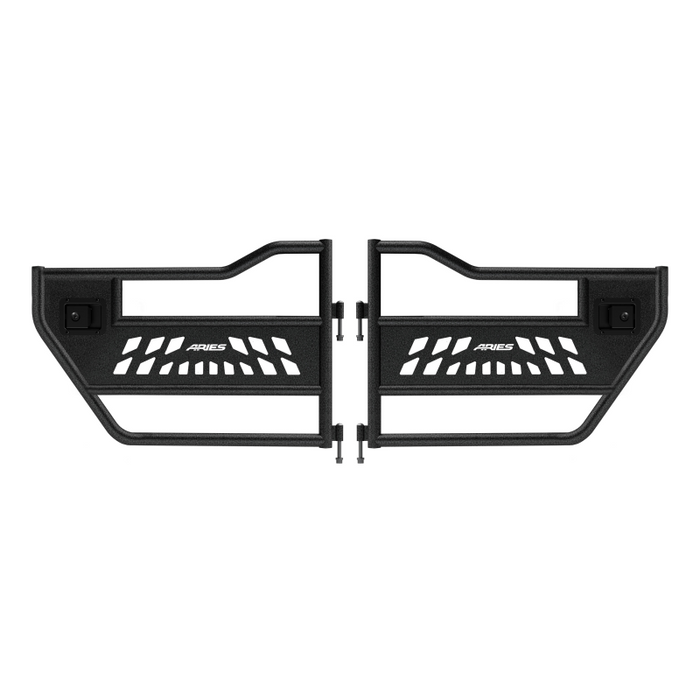 ARIES Jeep Wrangler JK Aluminum Rear Tube Doors Model 25009