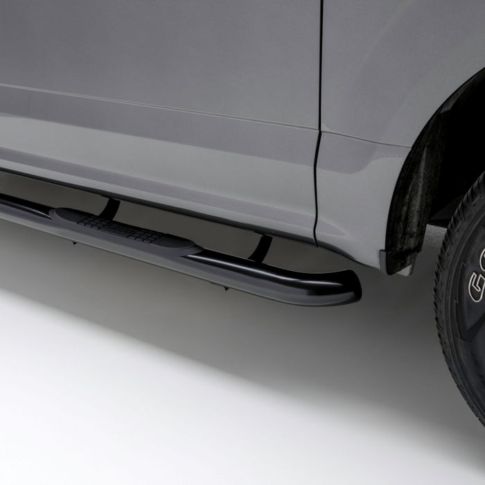 ARIES 3" Round Black Steel Side Bars, Fits Select Ford Bronco Model 209045