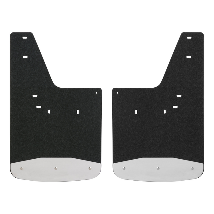 Luverne Rear 12" x 20" Rubber Mud Guards, Select Dodge, Ram 1500, 2500 (2 Flaps) Model 250931