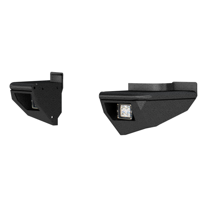 ARIES TrailChaser Jeep Wrangler Aluminum Rear Bumper Corners with LEDs Model 2081223