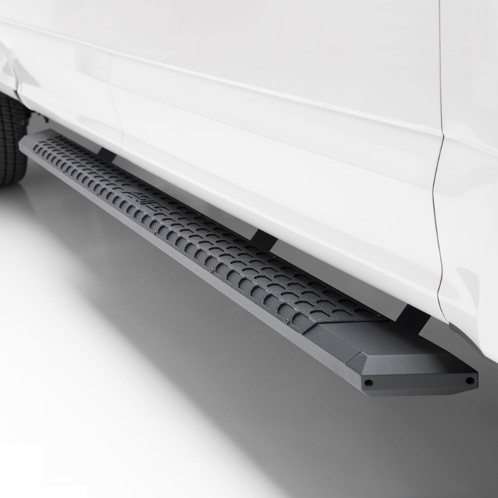 ARIES AdvantEDGE 5-1/2" x 53" Black Aluminum Running Boards Model 2556018